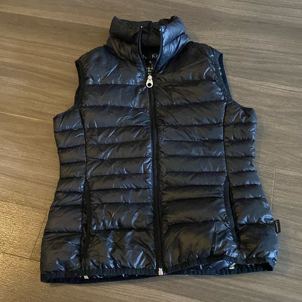 XS Calvin Klein Black Puffer Vest